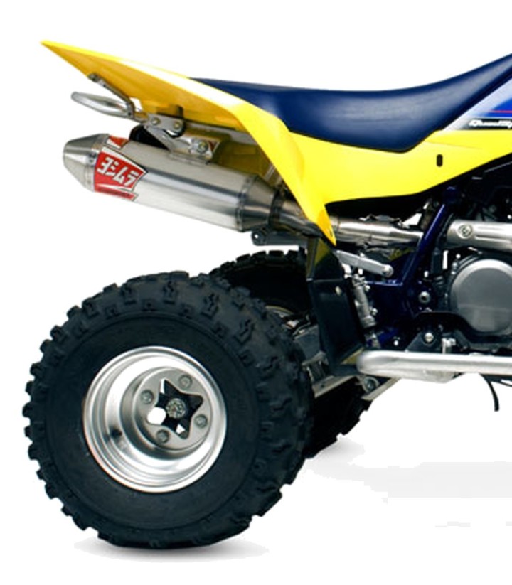 Compleet uitlaatsysteem Yoshimura RS-2 Oval Aluminium voor Kawasaki KFX 400 (03-14), Suzuki LTZ 400 (03-14) 2176503