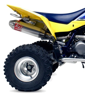 Échappement Yoshimura RS-2 Oval Aluminium pour Kawasaki KFX 400 (03-14), Suzuki LTZ 400 (03-14) 2176703