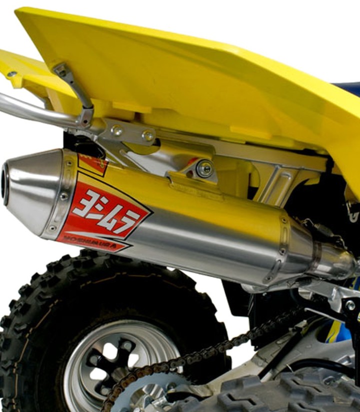 Scarico Yoshimura RS-2 Oval Alluminio per Kawasaki KFX 400 (03-14), Suzuki LTZ 400 (03-14) 2176703