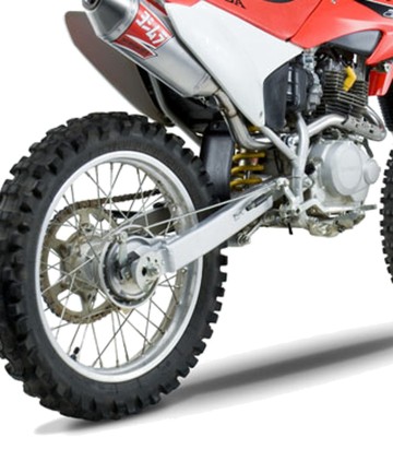 Uitlaat Yoshimura RS-2 Oval Aluminium voor Honda CRF 230 F (03-19) 222300c350