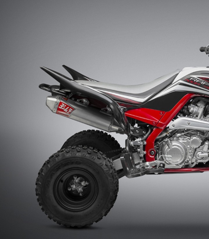 Scarico completo Yoshimura RS-2 Oval Alluminio con fondello in acciaio per Yamaha Raptor 700 (15-25) 338800c350