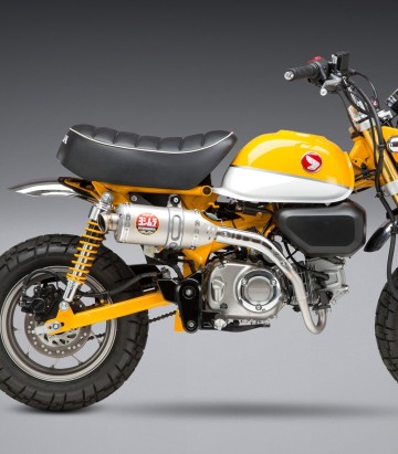Compleet uitlaatsysteem Yoshimura RS-3 Staal met titanium eindkap voor Honda Z 125 MA Monkey (18-24) 12130a5500
