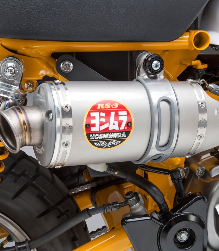 Escape completo Yoshimura RS-3 Acero con punta de titanio para Honda Z 125 MA Monkey (18-24) 12130a5500