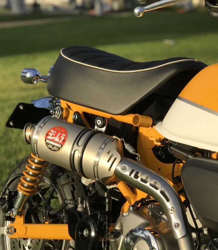 Yoshimura RS-3 Full System Stainless with Titanium End Cap for Honda Z 125 MA Monkey (18-24) 12130a5500