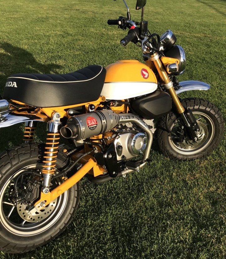 Uitlaat Yoshimura RS-3 Staal met titanium eindkap voor Honda Z 125 MA Monkey (18-24) 12130b5500
