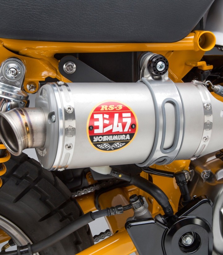 Échappement Yoshimura RS-3 Acier avec embout titane pour Honda Z 125 MA Monkey (18-24) 12130b5500