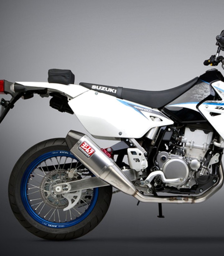 Compleet uitlaatsysteem Yoshimura RS-4 Aluminium met carbon eindkap voor Suzuki DRZ 400 (00-23) 116600d320