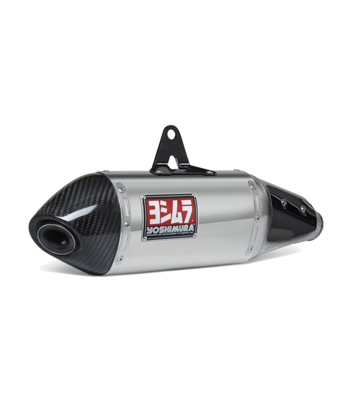 Compleet uitlaatsysteem Yoshimura RS-4 Aluminium met carbon eindkap voor Suzuki DRZ 400 (00-23) 116600d320