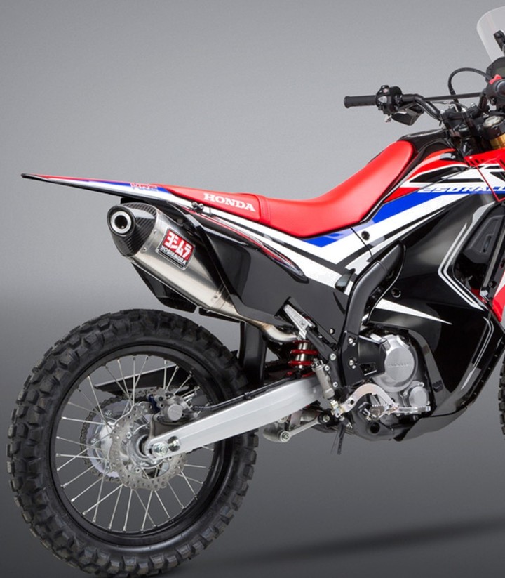 Compleet uitlaatsysteem Yoshimura RS-4 Staal met carbon eindkap voor Honda CRF 250 L (17-20) 123400d520