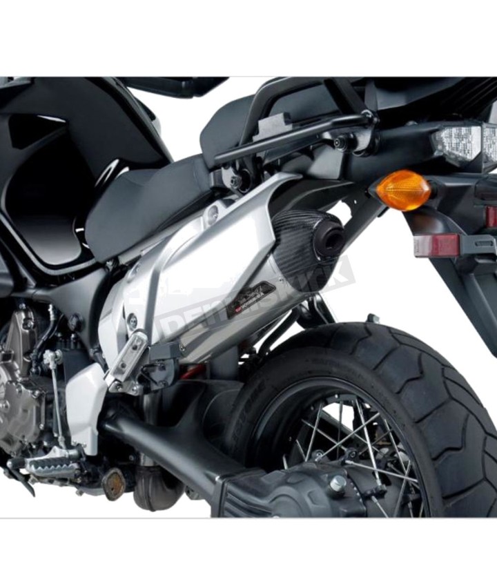 Yoshimura RS-4 Exhaust Stainless with Carbon End Cap for Yamaha XT 1200 Z Super Tenere (12-24) 13120hd520