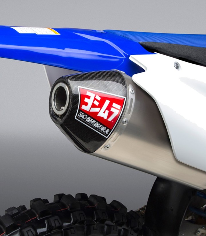 Scarico completo Yoshimura RS-4 Alluminio con fondello in carbonio per Yamaha WR 450 F (19-20), YZ 450 F (18-19) 234820d320