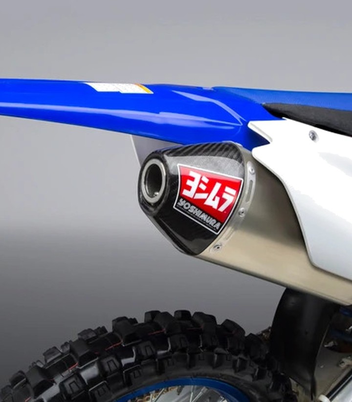 Escape completo Yoshimura RS-4 Titânio com ponta de carbono para Yamaha WR 450 F (19-22), YZ 450 F (18-22) 234821d720