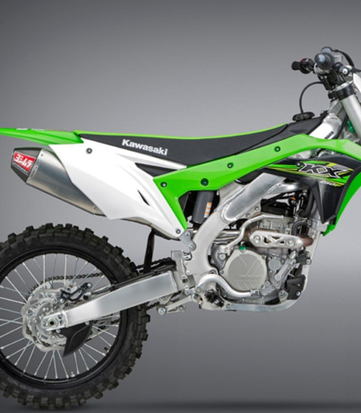 Auspuff Yoshimura RS-4 Aluminium mit Carbon-Endkappe für Kawasaki KX 250 F (17-20) 242932d320