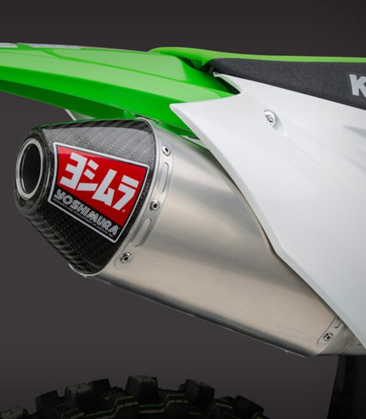 Escape Yoshimura RS-4 Aluminio con punta de carbono para Kawasaki KX 250 F (17-20) 242932d320