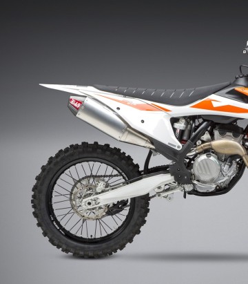 Scarico Yoshimura RS-4 Alluminio con fondello in carbonio per Husqvarna FC 250/350 (19-22), KTM SX-F/XC-F 250/350 (19-22) 262532
