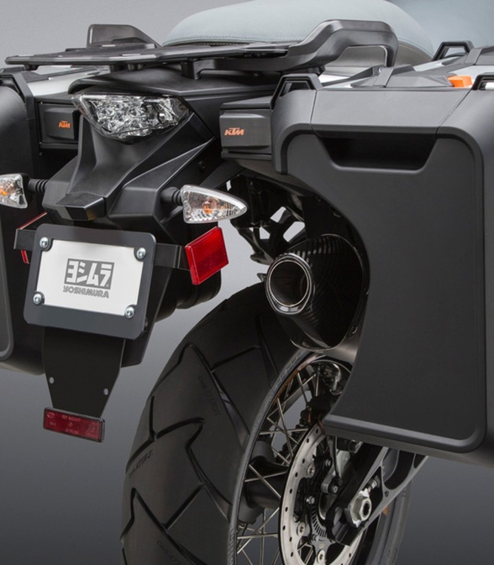 Yoshimura RS-4 Works Finish Exhaust Stainless with Carbon End Cap for KTM Adventure 1090 (15-19) 16190bd520