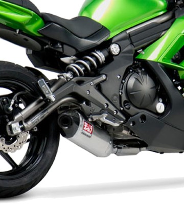 Compleet uitlaatsysteem Yoshimura RS-4S Staal met carbon eindkap voor Kawasaki Ninja 650 (12-16) 146500d520