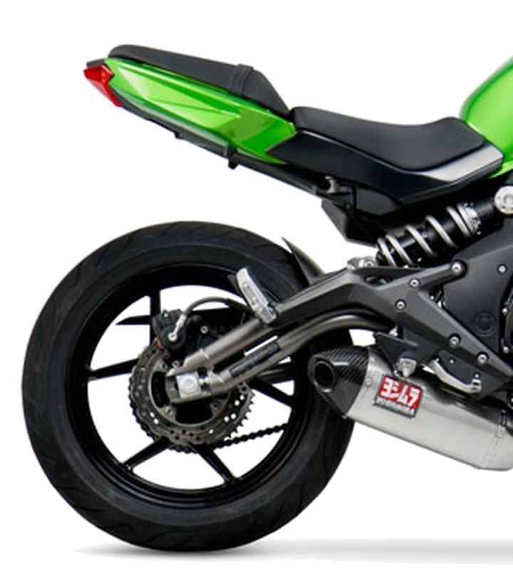 Compleet uitlaatsysteem Yoshimura RS-4S Staal met carbon eindkap voor Kawasaki Ninja 650 (12-16) 146500d520