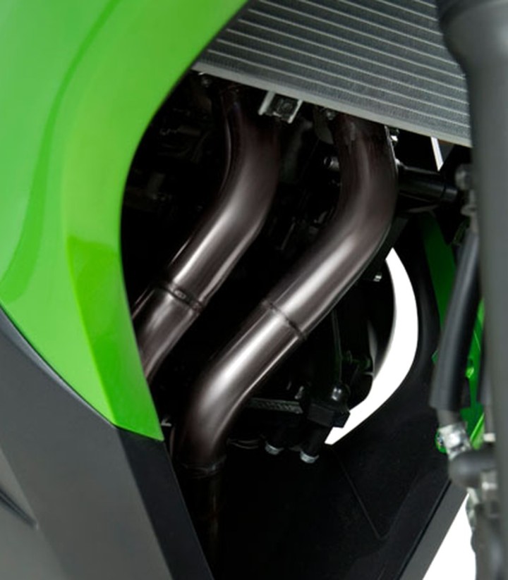 Escape completo Yoshimura RS-4S Aço com ponta de carbono para Kawasaki Ninja 650 (12-16) 146500d520