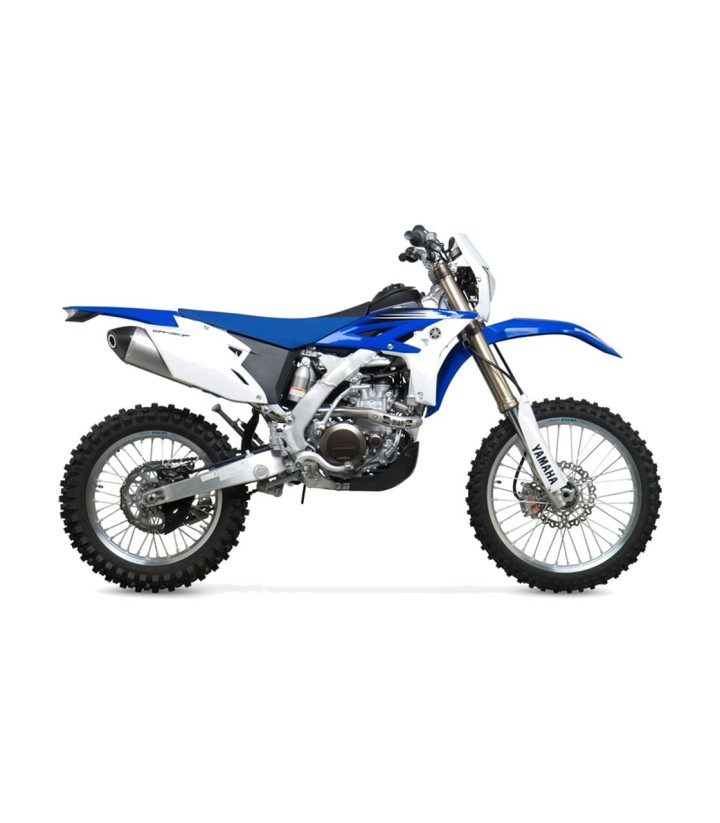 Ligne d'échappement complète Yoshimura RS-4S Aluminium avec embout carbone pour Yamaha WR 450 F (12-15) 234700d320