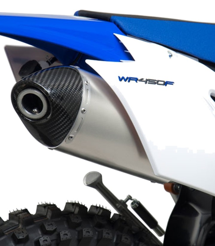 Komplettauspuffanlage Yoshimura RS-4S Aluminium mit Carbon-Endkappe für Yamaha WR 450 F (12-15) 234700d320