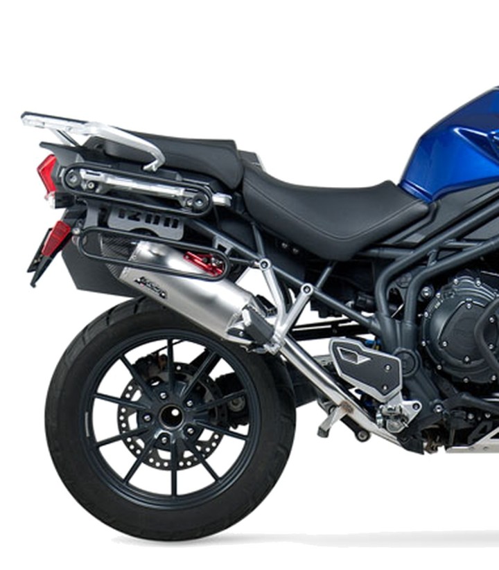 Échappement Yoshimura RS-4T Acier avec embout carbone pour Triumph Tiger 1200 Explorer (12-13) 192002d520