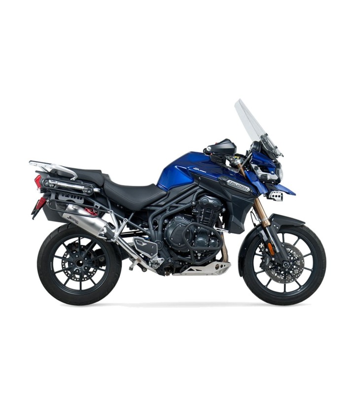 Escape Yoshimura RS-4T Acero con punta de carbono para Triumph Tiger 1200 Explorer (12-13) 192002d520