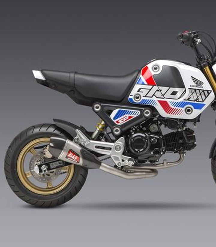 Ligne d'échappement complète Yoshimura RS-9 Acier avec embout carbone pour Honda MSX 125 Grom (21-25) 12122ar520