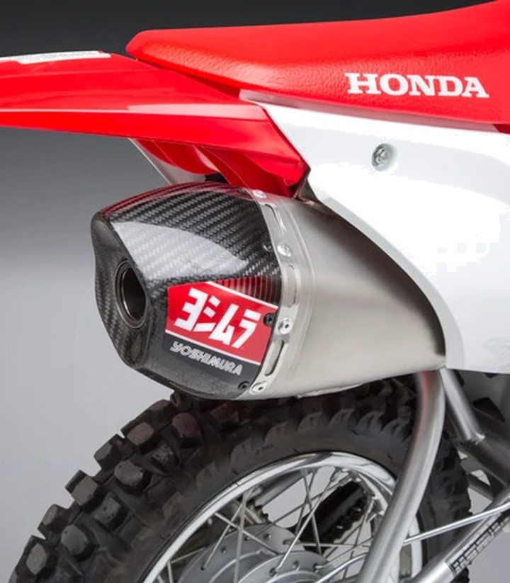 Ligne d'échappement complète Yoshimura RS-9 Acier avec embout carbone pour Honda CRF 110 F (19-25) 221110r520