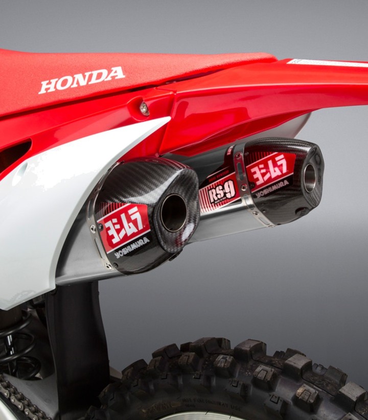 Yoshimura RS-9 Full System Stainless with Carbon End Cap for Honda CRF 250 R (18-21) 22843ar520