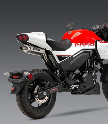 Échappement Yoshimura RS-9T Aluminium avec embout acier pour CFMOTO Papio (24) 19126bh500