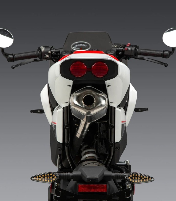 Uitlaat Yoshimura RS-9T Aluminium met stalen eindkap voor CFMOTO Papio (24) 19126bh500