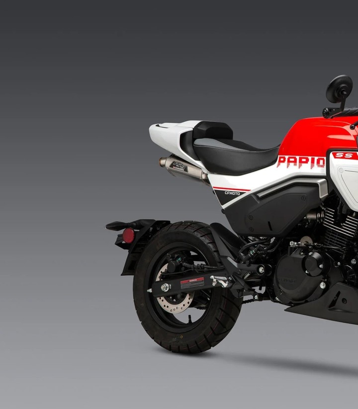 Échappement Yoshimura RS-9T Aluminium avec embout acier pour CFMOTO Papio (24) 19126bh500