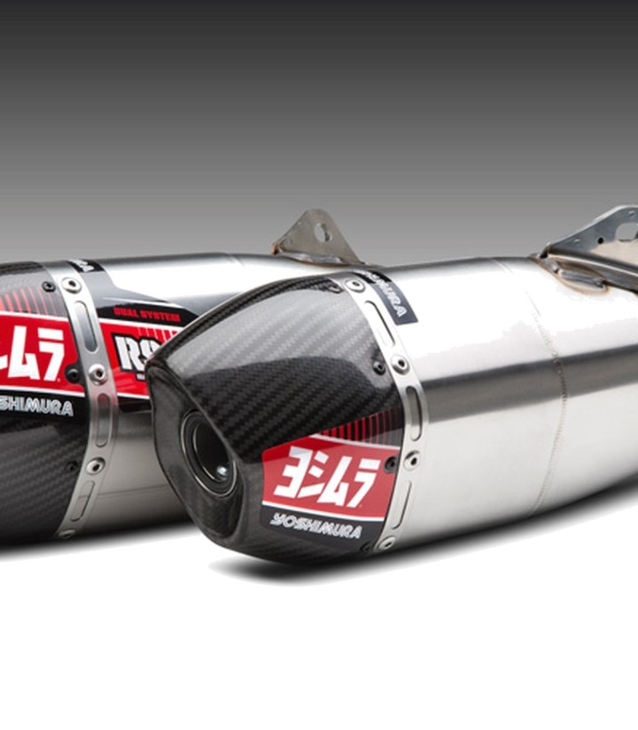 Scarico completo Yoshimura RS-9T Acciaio con fondello in carbonio per Honda CRF 450 R (17-20) 225840r520