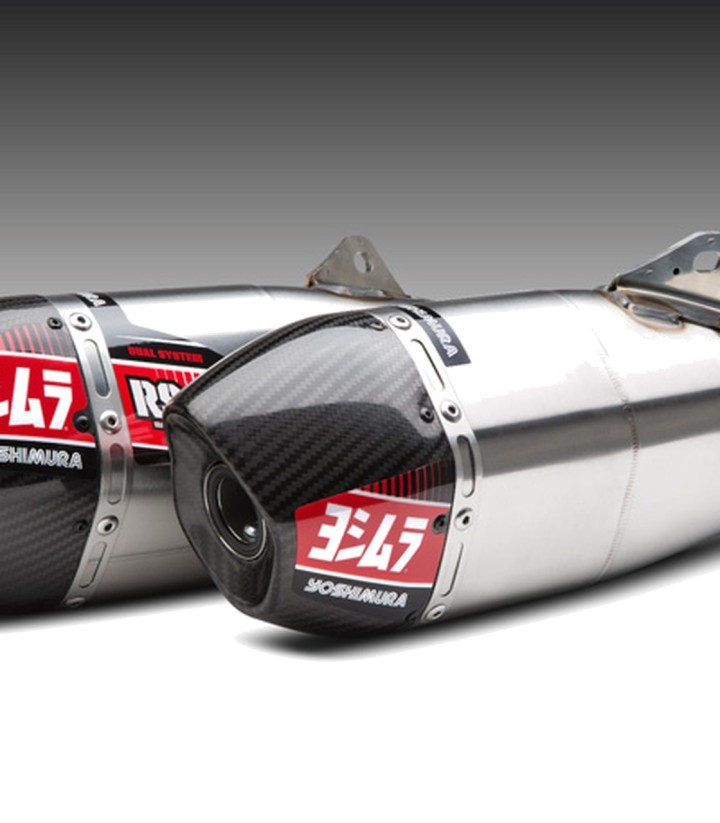 Yoshimura RS-9T Exhaust Stainless with Carbon End Cap for Honda CRF 450 R/RX (19-20) 225842r520