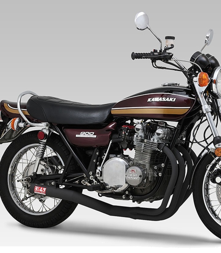 Yoshimura Cyclone Full System Black for Kawasaki Z1 900 (73-74) 110-291-4640
