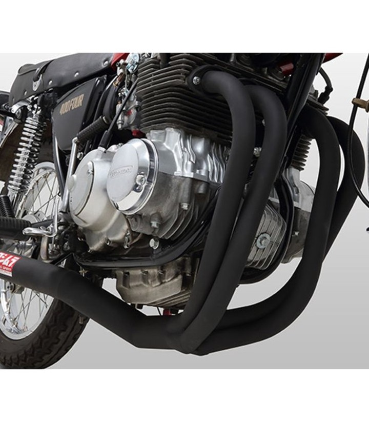 Komplettauspuff Yoshimura Cyclone Schwarz für Honda CB 400 Four (74-77) 150-441-0640