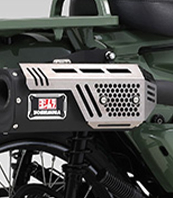 Scarico completo Yoshimura Cyclone JMCA Nero per Honda C 125 Super Cub (20-25) 110a-46g-c4510