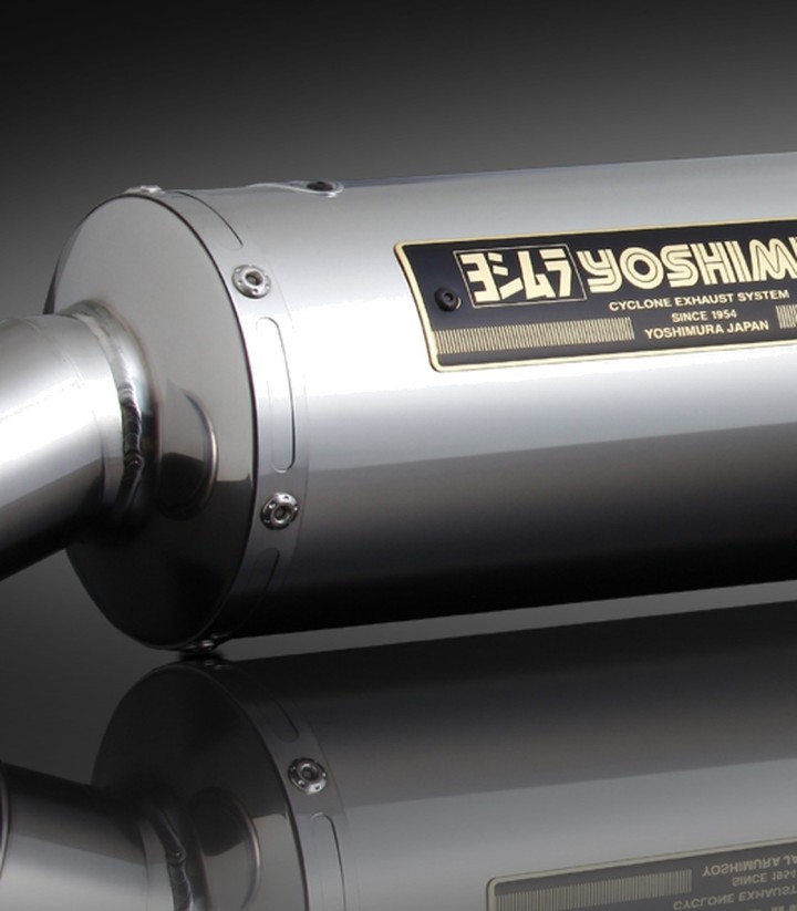 Compleet uitlaatsysteem Yoshimura Cyclone JMCA Fire Spec Staal voor Yamaha SR 400 (85-02), SR 500 (85-00) 110-351f8250