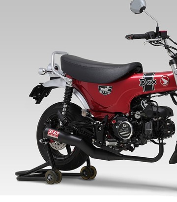 Komplettauspuff Yoshimura Straight 762 Cyclone Stahl für Honda ST 125 Dax (23) 110a-45h-6660