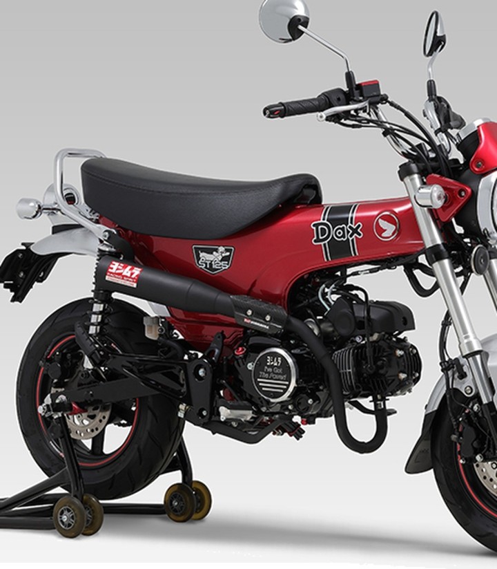 Escape completo Yoshimura Straight 762 Cyclone Type-Up Acero para Honda ST 125 Dax (23) 110a-45h-6x60