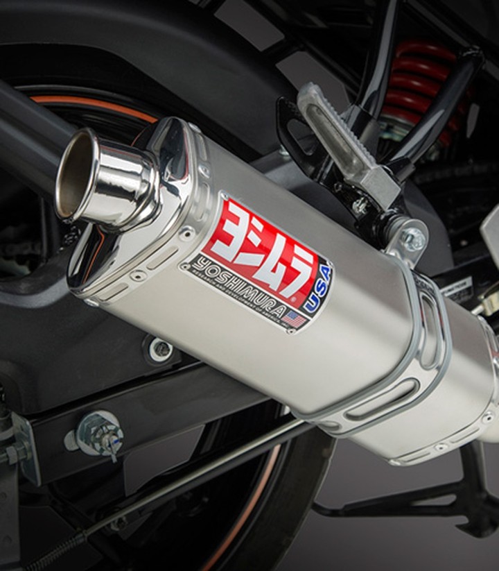Komplettauspuffanlage Yoshimura TRS Works Finish Stahl für Yamaha FZS 2.0 (16-26) 13200a6550