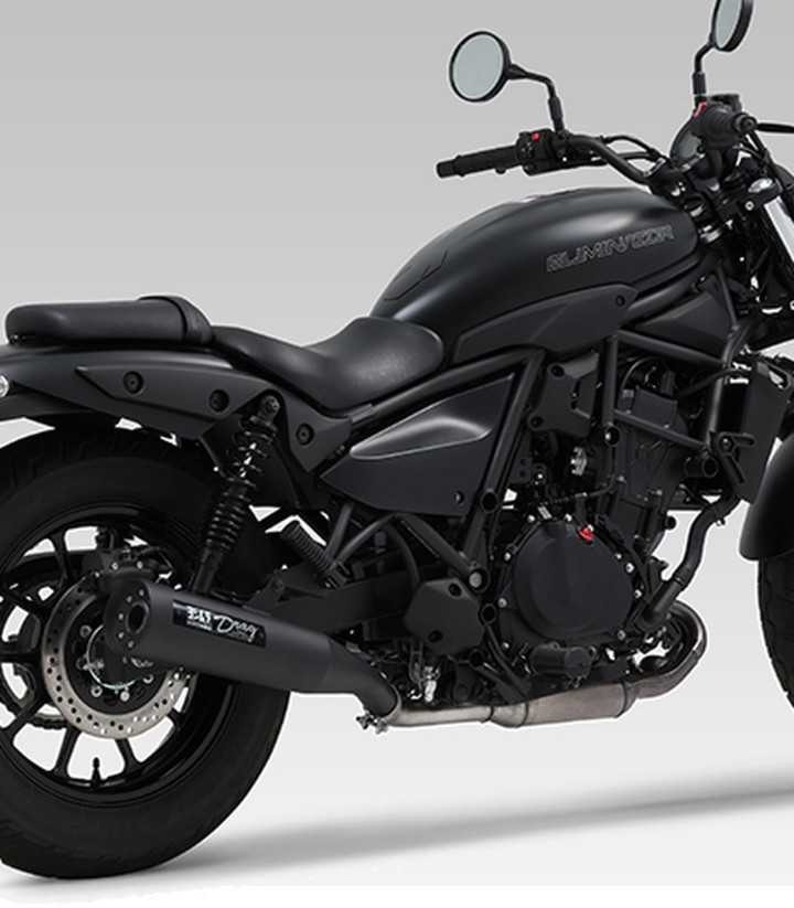 Escape Yoshimura Drag JMCA Preto para Kawasaki Eliminator 500 (24-25) 110-249-6560