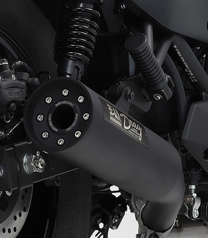 Uitlaat Yoshimura Drag JMCA Zwart voor Kawasaki Eliminator 500 (24-25) 110-249-6560