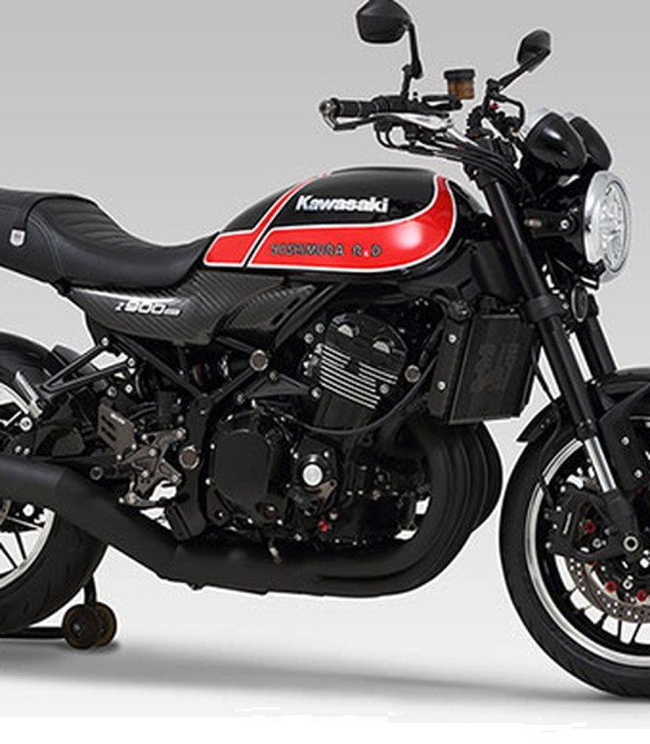 Yoshimura Duplex Shooter Full System Black for Kawasaki Z 900 RS (18-24) 110-269-4640
