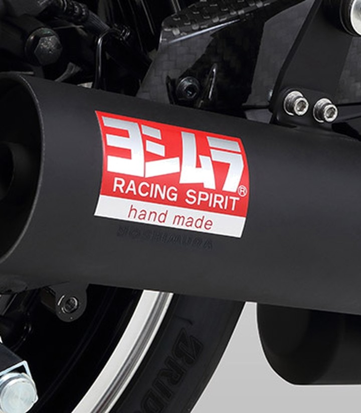 Komplettauspuff Yoshimura Duplex Shooter Schwarz für Kawasaki Z 900 RS (18-24) 110-269-4640