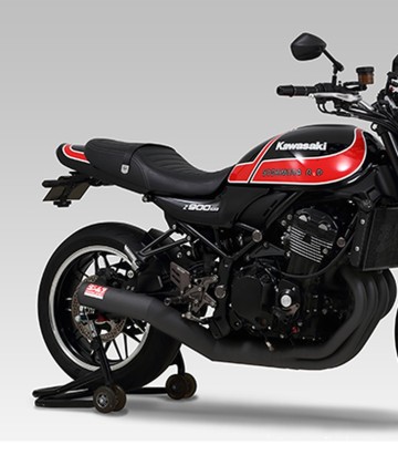 Yoshimura Duplex Shooter Full System Black for Kawasaki Z 900 RS (18-24) 110-269-6660