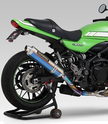 Escape completo Yoshimura Duplex Shooter Fire Spec Titanio azul para Kawasaki Z 900 RS (18-24) 110-269f8280b