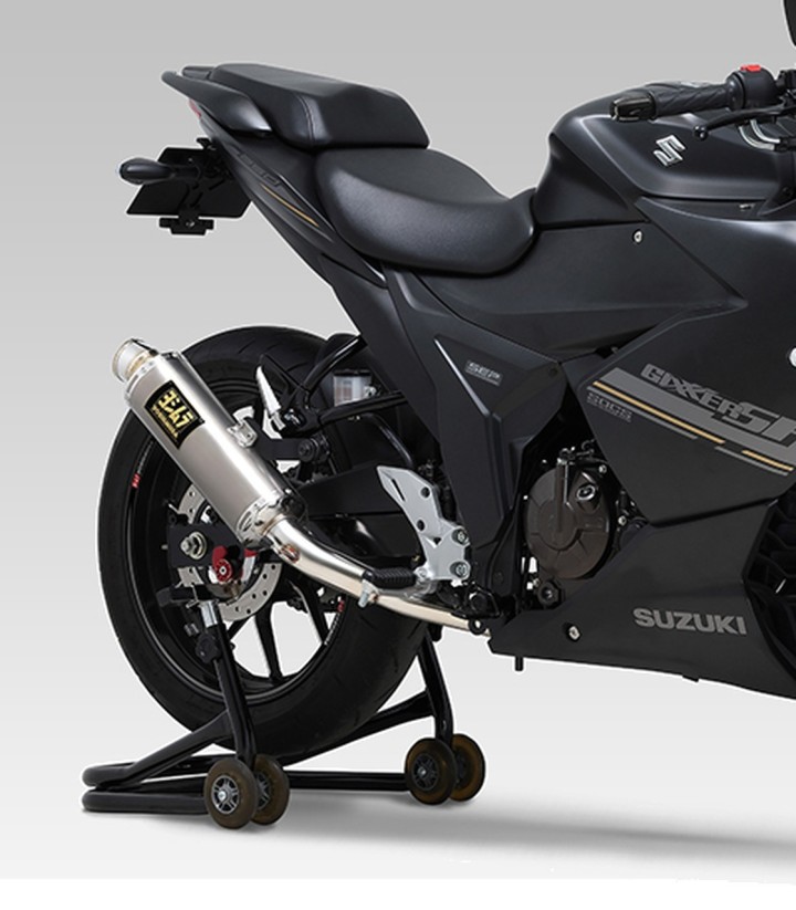 Ligne d’échappement complète Yoshimura JMCA Acier pour Suzuki DL 250 V Strom (23-25), Gixxer SF 250 (23-25) 110a-12c-5u50