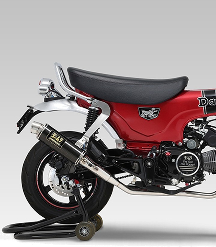 Compleet uitlaatsysteem Yoshimura JMCA Carbon voor Honda ST 125 Dax (23-25) 110a-45h-5x90